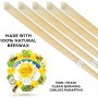 Bougies d'oreille - cire d'abeille - Standard pour thérapeute naturel bio avec serviette de qualité (12 pcs blanc)