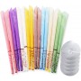 Ear Candles - Beeswax Natural Colorful Scent Ear Wax Removal - 16 pcs (8 Colors)