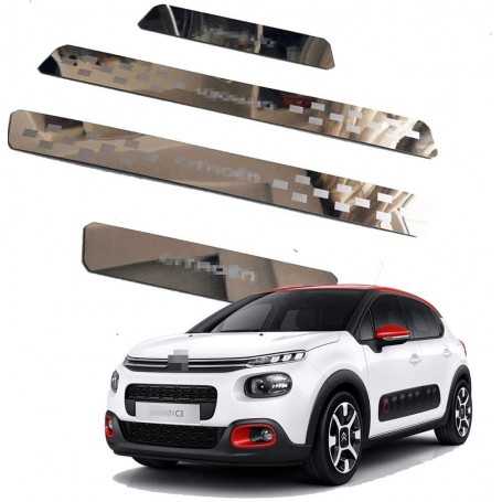 Barres de seuil de porte en acier inoxydable pour Citroen C3 Aircross