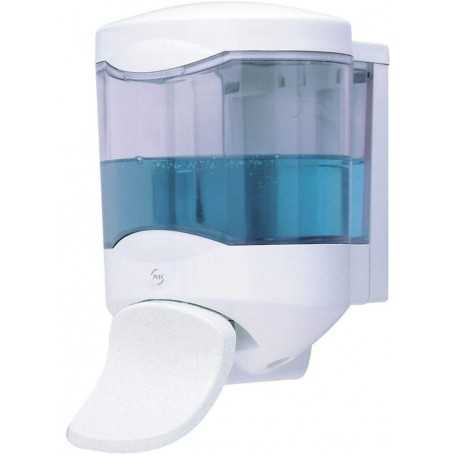 Distributeur de Savon 450ml JVD avec Palette Poussoir Modèle Crystal