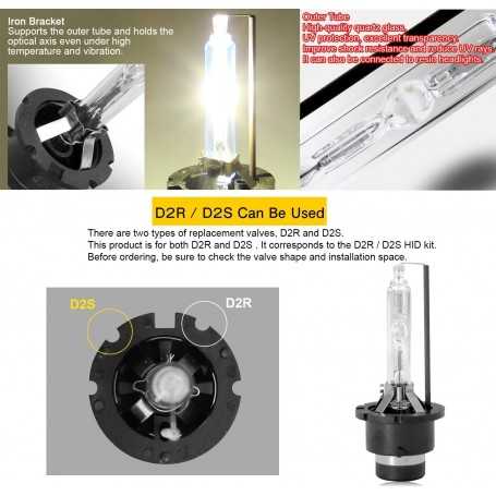 WinPower D2S 35W Xenon Ampoules Phare Lampe HID Kit 12V - Ampoule 8000K Blue Xtreme Vision