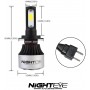 NIGHTEYE 2X 72W 9000LM H7 LED Phare Auto Car Lampe Feux Conversion Ampoule Light 6500K