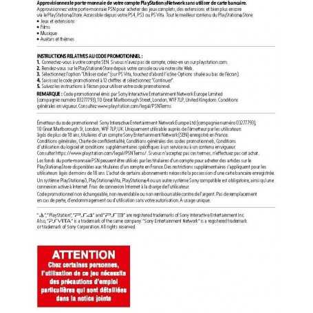 Carte PSN | Compte français | Code PSN à télécharger