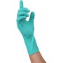Nitras Lot de 100 Gants Nitrile Jetables non Poudrés - sans Latex - Aloe Vera - Coiffure Tatouage Alimentaire Laboratoire - Vert