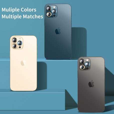 Rear Camera Protective Tempered Glass Compatible with iPhone 12 Pro Max
