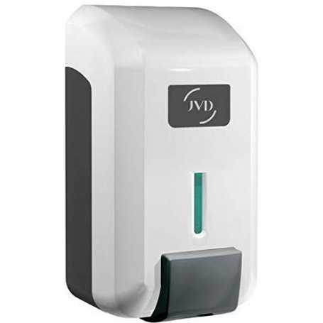 Distributeur de Savon Liquide ou Gel Hydroalcoolique - JVD Blanc - Contenance 700ml Réservoir à Remplir