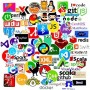 Sticker Lot 72Pcs Laptop Stickers