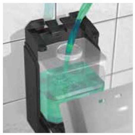 Distributeur de Savon Liquide ou Gel Hydroalcoolique - JVD Blanc - Contenance 700ml Réservoir à Remplir