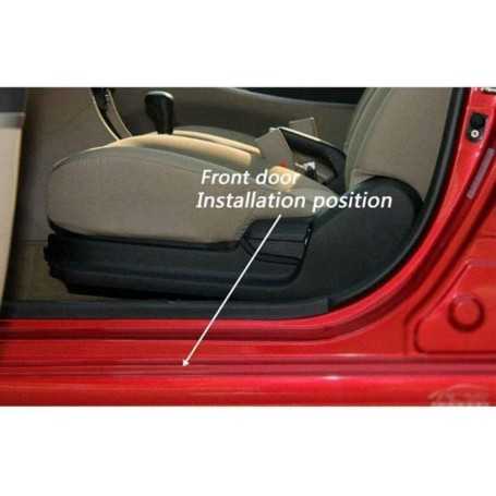 Plaques protection seuil porte voiture plinthes auto pour Golf 6 7 GTI R-line