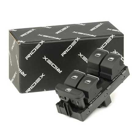Front left (driver) window switch RIDEX 1761S0028 – VW Golf 7, Golf 7 Variant/Sportsvan/Alltrack, Passat B8