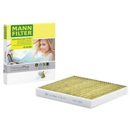 Filtre d'habitacle charbon actif FreciousPlus MANN-FILTER FP 26 009 – VW Golf 7, Passat B8, Tiguan 2