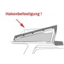 Black Replacement Soft Top for Suzuki Vitara (1988–2004) – With Front Hook Fastening
