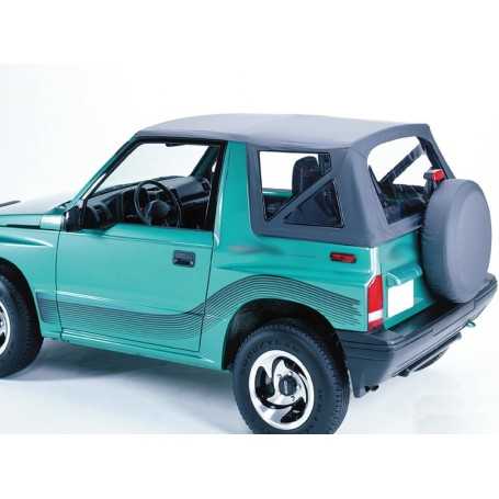 Capote de Rechange Noire pour Suzuki Vitara (1988–2004) – Avec Crochet de Fixation