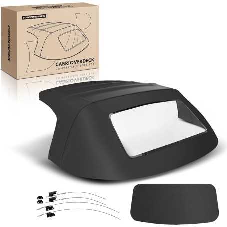 🇫🇷 Capote de Cabriolet Softtop Noire – Pour BMW Z3 Roadster E36 (1.8L à 3.2L, 1995–2003)