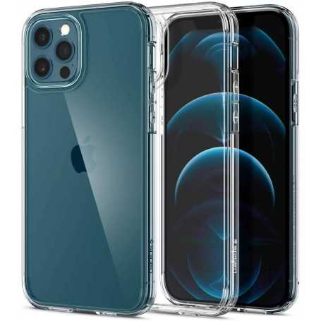 Spigen Ultra Hybrid Coque Compatible avec iPhone 12 Compatible avec iPhone 12 Pro -Transparent