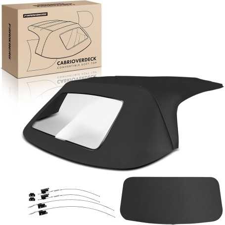 🇬🇧 Convertible Soft Top – Black for BMW Z3 Roadster E36 (1.8L–3.2L, 1995–2003)