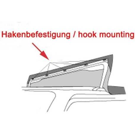 Capote de rechange noire avec vitres teintées – Compatible Suzuki Vitara 1988–2004