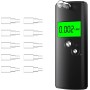 Pohicoo Éthylotest Électronique Homologué NF Éthylomètre Portable pour la Maison et les Fêtes (Noir)