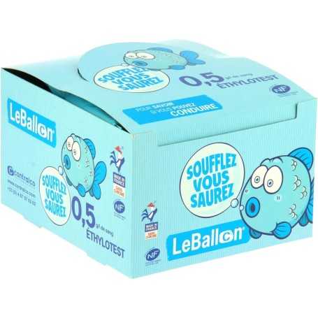 Le Ballon – Chemical Breathalyzer 0.5 g/L NF (1-Test Pack) – Made in France