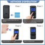VPOW Digital Breathalyzer High Precision Personal and Professional Use – Dark Black