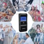 VPOW Éthylotest Électronique – Alcootest avec Écran LCD Bleu – Haute Précision – Usage Personnel et Professionnel – Noir Foncé