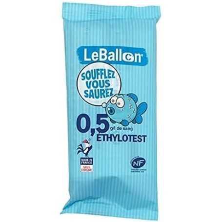 Lot de 10 Éthylotests Français CONTRALCO – Norme NF, Sans Chrome, Usage Unique