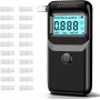 TONOS Digital Breathalyzer – NF Certified, LCD Blue Display, High Precision, with 20 Reusable Mouthpieces