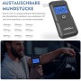 VPOW Éthylotest Électronique Portable – Capteur Haute Précision, Écran LCD Bleu