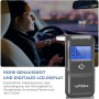VPOW Éthylotest Électronique Portable – Capteur Haute Précision, Écran LCD Bleu