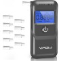 VPOW Portable Digital Breathalyzer – High-Precision Sensor, Blue LCD Display