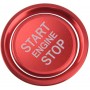 Red Aluminum Engine Start Stop Push Button Cover Ring Trim for VW Golf 7 MK7 Jetta