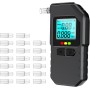 FIVAVA Digital Breathalyzer – Portable Alcohol Tester with Voice Prompts