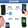 KUNGFUREN K99 Digital Breathalyzer – LCD Blue Display – Professional Precision