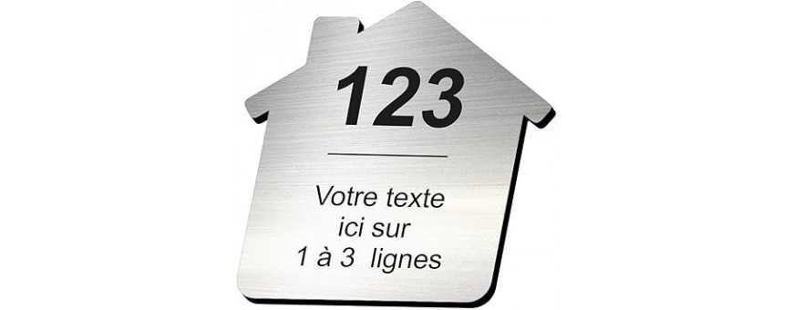 Plaques d'adresses
