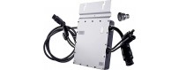 Grid-connected solar and wind power converters