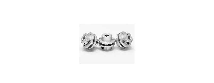Mechanical vibration damping flanges