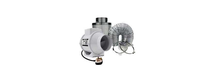 Ventilation equipment for hydroponics