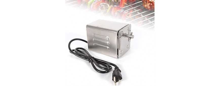Barbecue rotisserie motors