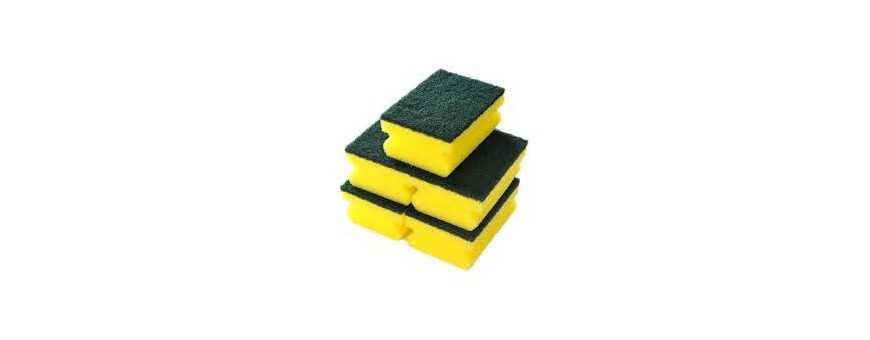 Sponges and scouring pads