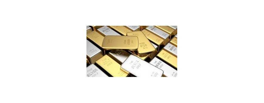 Pièces et lingots de métaux précieux