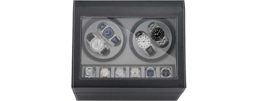 Boxes for automatic watches