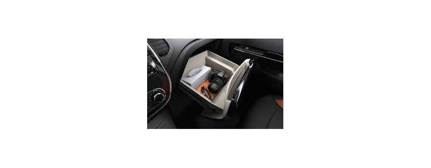 Automotive glove box storage