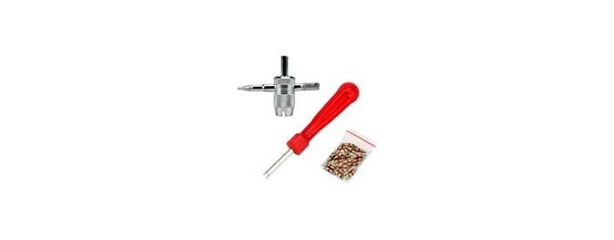 Tire valve tools