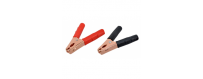Battery charger crocodile clips