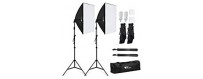 Diffusers, filters and reflectors for photo studio