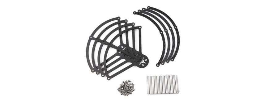 Propellers and protectors for drones