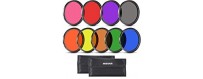 Filter set for cameras and camcorders