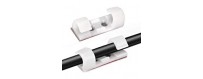 Wall clips and cable ties