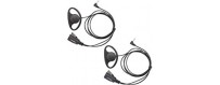 Headsets and headphones for radios