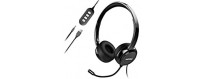 Headsets and earphones for landline phones
